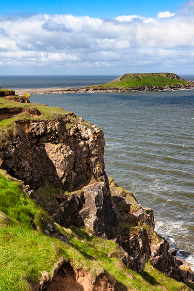 Coastal cliffs, Mid Glamorgan