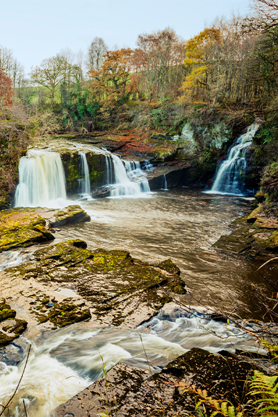 Waterfall in Lanarkshire