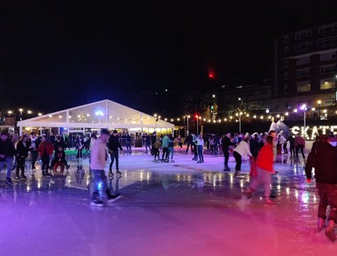 Bournemouth Christmas ice-skating rink